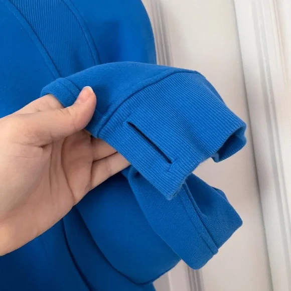 lululemon athletica Blue Half-Zip Cowl Sweatshirt - Picture 5 of 8